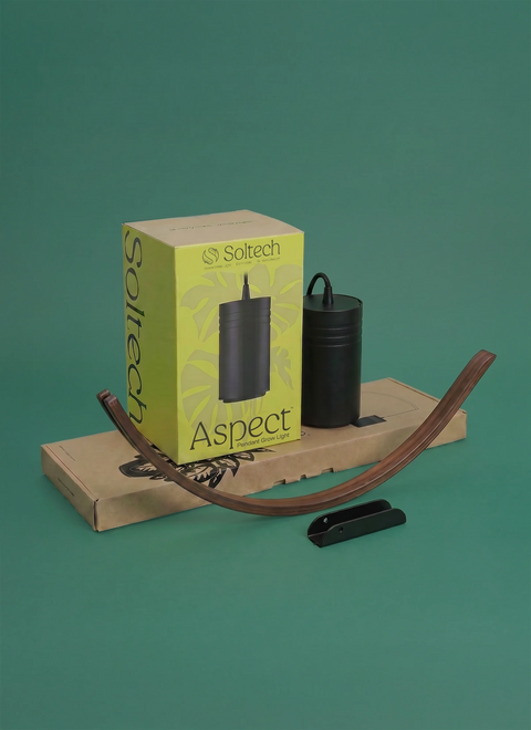 Aspect™ Grow Light Luna Wooden Wall Mount Set