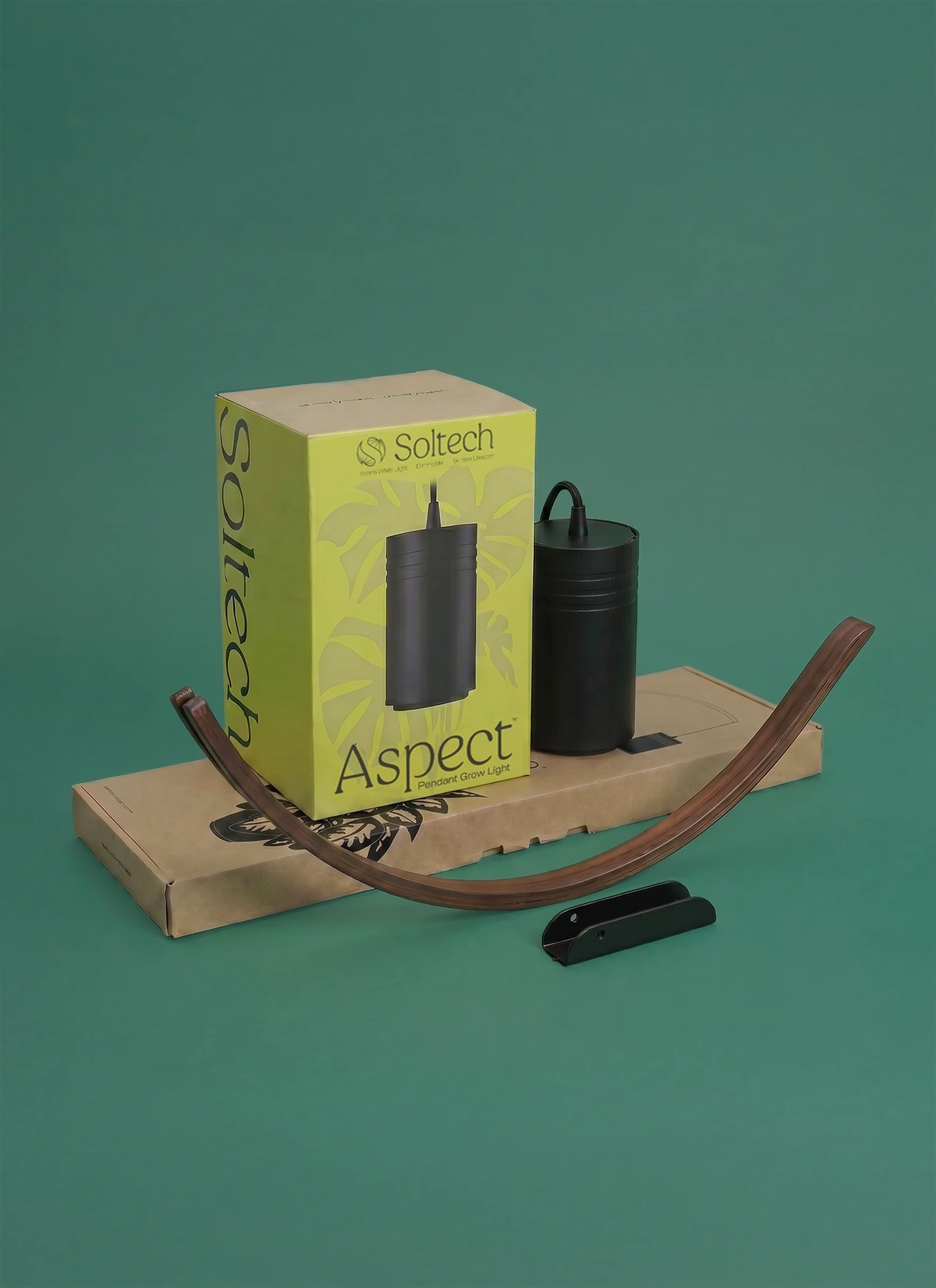 Aspect™ Grow Light with Luna Wooden Wall Mount