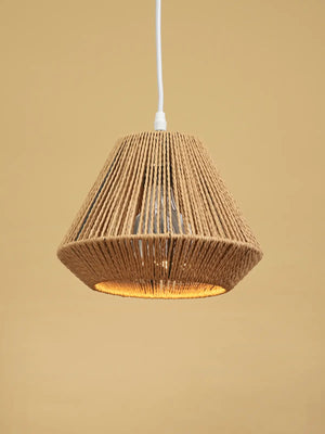 Close up of Walnut Soltech Ferrara lampshade