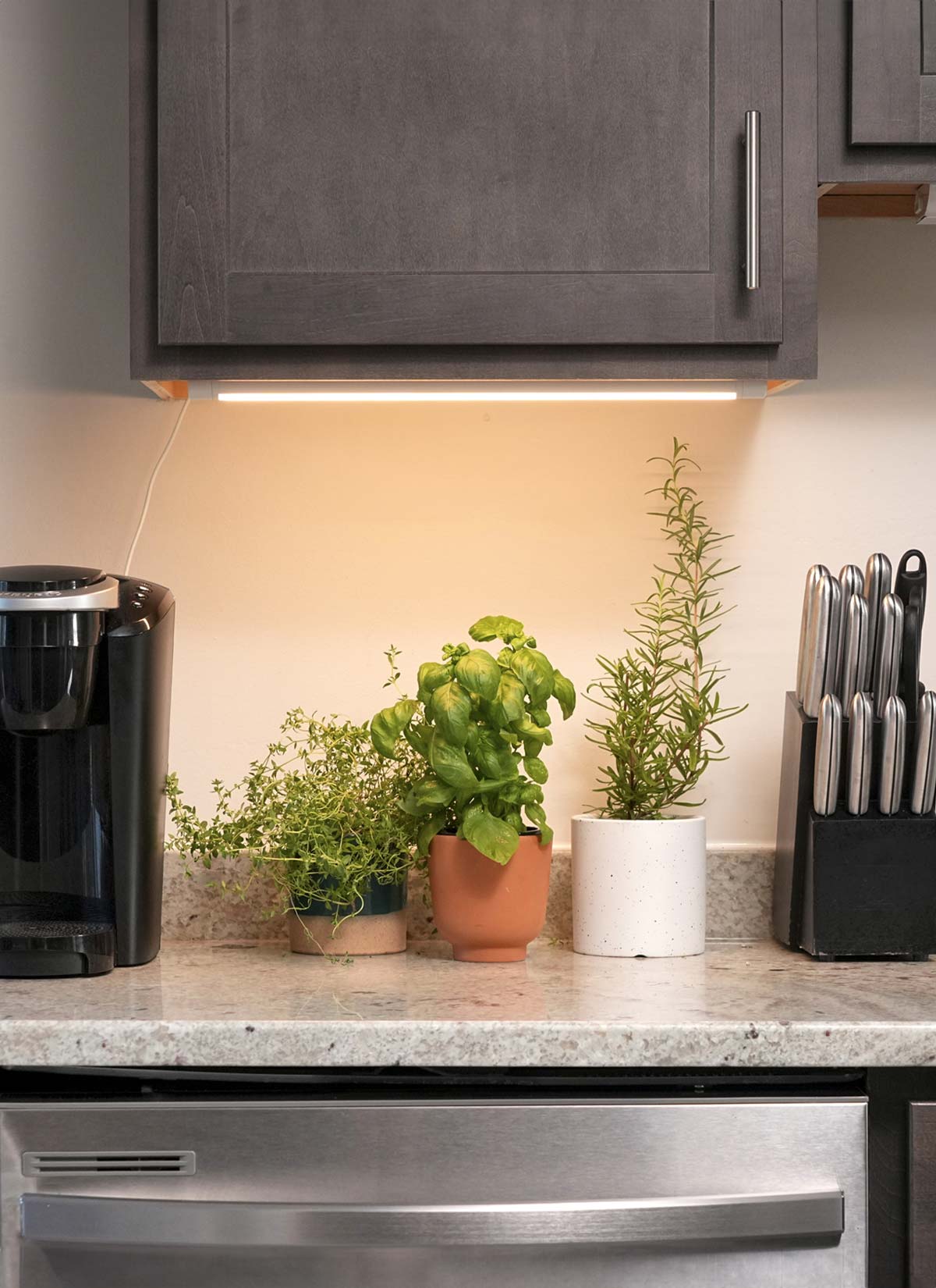 under cabinet plant grow light Soltech Solutions- Grove LED Grow Light, White
