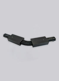 Black mechanical component on a gray background