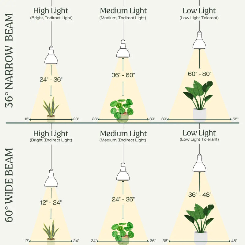 Grow Light Distance Chart