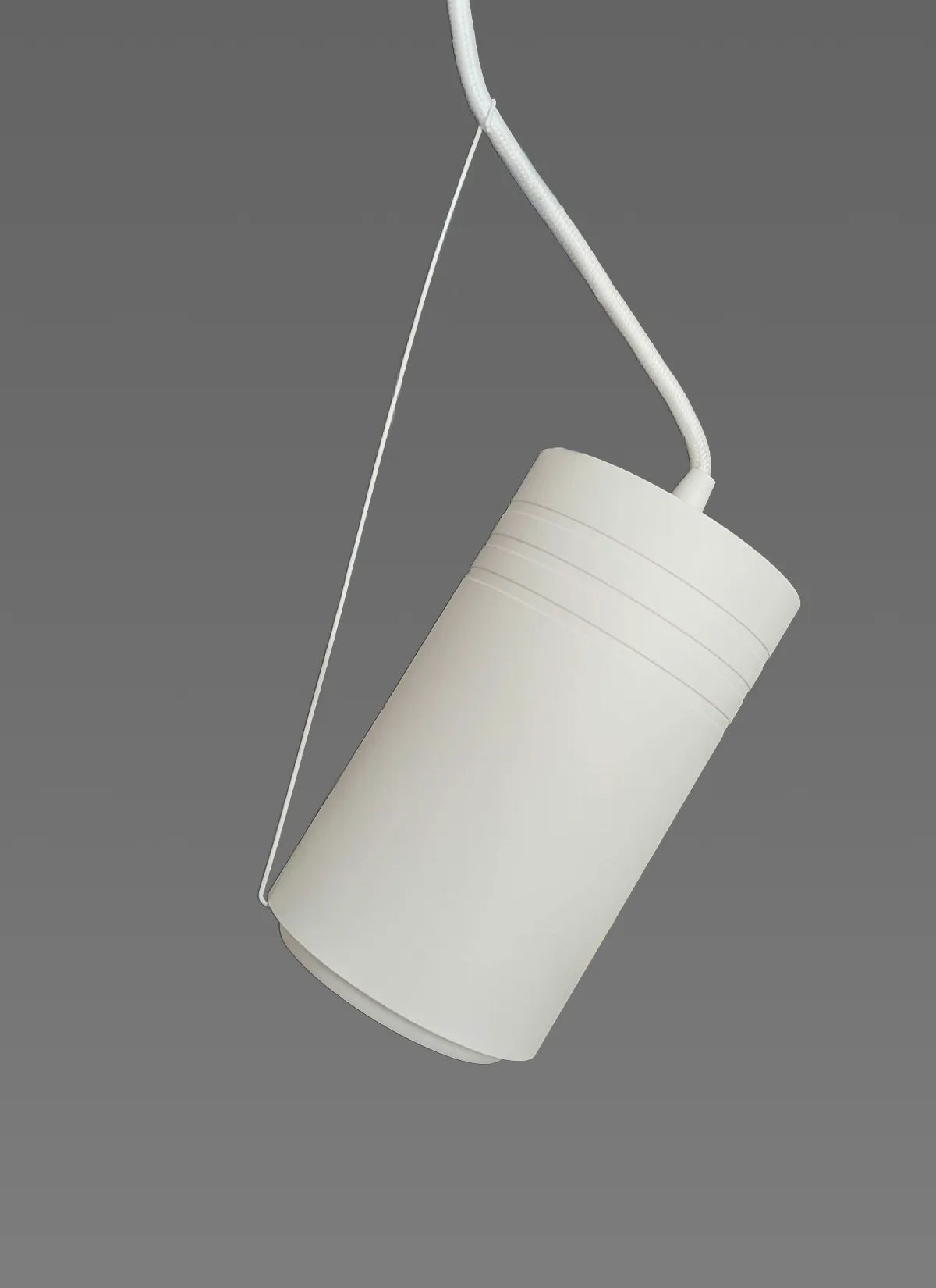 White Soltech Aspect Angle Kit in use, holding a White Soltech Aspect Gen 2