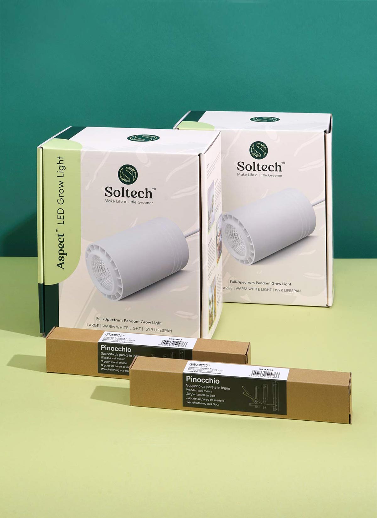 Plant Light Gift | Large Aspect™ Grow Light Gift Set | Soltech