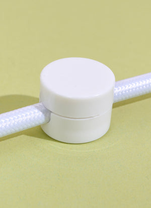 White Soltech Fairlead with cord.