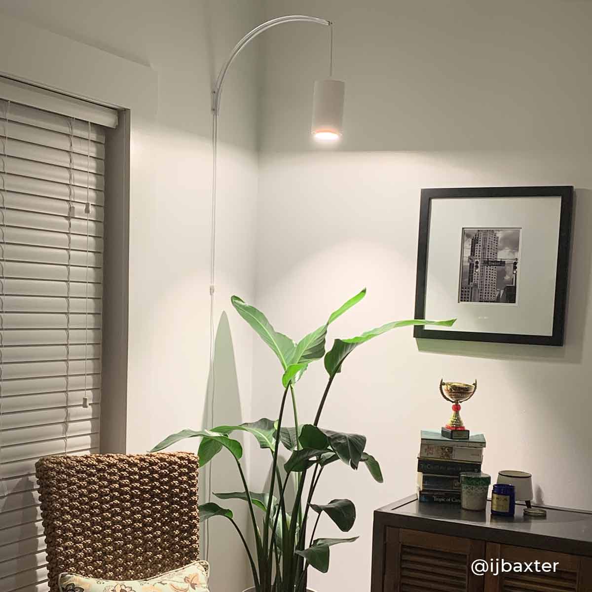 Soltech grow light set which includes a White Gen 2 Aspect, transparent wall mount Archetto on a wooden board against a green background. Bethlehem Star Bundle.